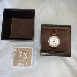 Michael Kors Rose Gold Crystal Watch